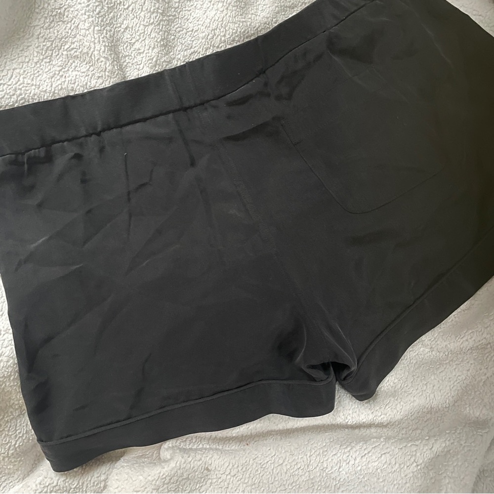 100% SILK black shorts - Picture 4 of 5